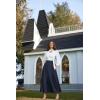image:imageScarlet Darkness Victorian Skirts for Women Renaissance High Waisted Long Skirt with PocketsBlue