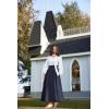 image:imageScarlet Darkness Victorian Skirts for Women Renaissance High Waisted Long Skirt with PocketsBlue