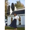 image:imageScarlet Darkness Victorian Skirts for Women Renaissance High Waisted Long Skirt with PocketsBlue