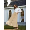 image:imageScarlet Darkness Victorian Skirts for Women Renaissance High Waisted Long Skirt with PocketsBrown