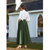 image:imageScarlet Darkness Victorian Skirts for Women Renaissance High Waisted Long Skirt with PocketsGreen