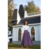 image:imageScarlet Darkness Victorian Skirts for Women Renaissance High Waisted Long Skirt with PocketsPurple