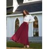 image:imageScarlet Darkness Victorian Skirts for Women Renaissance High Waisted Long Skirt with PocketsRed