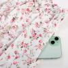 image:imageScarlet Darkness Women Floral Print Boho Skirt Elastic High Waist Long Maxi Skirts with PocketsPink Floral