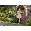 image:imageScarlet Darkness Women Flowy Mini Skirt with Shorts Renaissance Skirts Boho High Waist Skorts with PocketsCream Yellow
