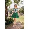image:imageScarlet Darkness Women Flowy Mini Skirt with Shorts Renaissance Skirts Boho High Waist Skorts with PocketsDark Green
