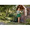 image:imageScarlet Darkness Women Flowy Mini Skirt with Shorts Renaissance Skirts Boho High Waist Skorts with PocketsDark Green