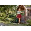 image:imageScarlet Darkness Women Flowy Mini Skirt with Shorts Renaissance Skirts Boho High Waist Skorts with PocketsDark Red