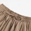 image:imageScarlet Darkness Women Flowy Mini Skirt with Shorts Renaissance Skirts Boho High Waist Skorts with PocketsKhaki