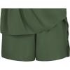 image:imageScarlet Darkness Women Flowy Mini Skirt with Shorts Renaissance Skirts Boho High Waist Skorts with PocketsOlive Green