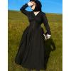 image:imageScarlet Darkness Women Renaissance Maxi Skirt Flowy Long Skirts Victorian High Waisted SkirtBlack
