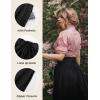 image:imageScarlet Darkness Women Renaissance Maxi Skirt Flowy Long Skirts Victorian High Waisted SkirtBlack