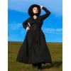 image:imageScarlet Darkness Women Renaissance Maxi Skirt Flowy Long Skirts Victorian High Waisted SkirtBlack