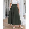 image:imageScarlet Darkness Women Renaissance Maxi Skirt Flowy Long Skirts Victorian High Waisted SkirtDeep Green