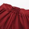 image:imageScarlet Darkness Women Renaissance Maxi Skirt Flowy Long Skirts Victorian High Waisted SkirtDeep Red