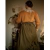 image:imageScarlet Darkness Women Renaissance Maxi Skirt Flowy Long Skirts Victorian High Waisted SkirtOlive Green