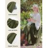 image:imageScarlet Darkness Women Renaissance Maxi Skirt Flowy Long Skirts Victorian High Waisted SkirtOlive Green