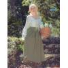 image:imageScarlet Darkness Women Renaissance Maxi Skirt Flowy Long Skirts Victorian High Waisted SkirtOlive Green