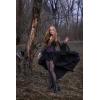 image:imageScarlet Darkness Womens Renaissance Pirate Skirt Gothic Steampunk Victorian HighLow SkirtsBlack