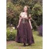 image:imageScarlet Darkness Womens Renaissance Pirate Skirt Gothic Steampunk Victorian HighLow SkirtsBrown