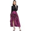 image:imageScarlet Darkness Womens Renaissance Pirate Skirt Gothic Steampunk Victorian HighLow SkirtsPurple
