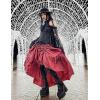 image:imageScarlet Darkness Womens Renaissance Pirate Skirt Gothic Steampunk Victorian HighLow SkirtsWine