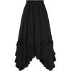 image:imageScarlet Darkness Long Skirts for Women High Waist Renaissance Skirt Maxi Skirt with PocketsBlack