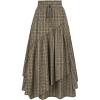 image:imageScarlet Darkness Long Skirts for Women Renaissance Costume Pirate Maxi Skirt Plus Size with PocketsBrown Plaid