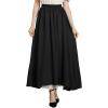 image:imageScarlet Darkness Maxi Long Skirt for Women Double Layered Renaissance SkirtsBlack