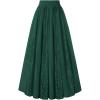 image:imageScarlet Darkness Maxi Skirt for Women Boho Lace Flowy Long Renaissance Skirts with PocketsDark Green