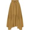 image:imageScarlet Darkness Maxi Skirts for Women High Waist Renaissance Skirt Long Skirt with PocketsDeep Yellow