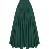image:imageScarlet Darkness Maxi Skirts for Women Long Flowy Boho Renaissance Skirt with PocketsDark Green