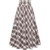 Brown and White Plaid