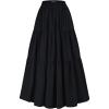 image:imageScarlet Darkness Tiered Maxi Skirts for Women 2026 Summer Beach Flowy Renaissance Long Skirt with PocketsBlack