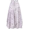 White Purple Floral