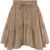 image:imageScarlet Darkness Women Flowy Mini Skirt with Shorts Renaissance Skirts Boho High Waist Skorts with PocketsKhaki