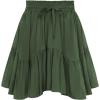 image:imageScarlet Darkness Women Flowy Mini Skirt with Shorts Renaissance Skirts Boho High Waist Skorts with PocketsOlive Green