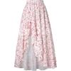 image:imageScarlet Darkness Womens Floral Maxi Skirts High Waist Summer Boho Flowy Ruffle Long Skirt with PocketsRosette Haze