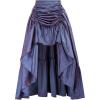 image:imageScarlet Darkness Womens Renaissance Pirate Skirt Gothic Steampunk Victorian HighLow SkirtsNavy Blue