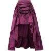 image:imageScarlet Darkness Womens Renaissance Pirate Skirt Gothic Steampunk Victorian HighLow SkirtsPurple