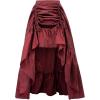 image:imageScarlet Darkness Womens Renaissance Pirate Skirt Gothic Steampunk Victorian HighLow SkirtsWine