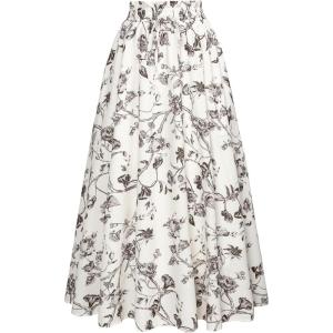 image:imageScarlet Darkness Renaissance Skirt Maxi Long Skirts for Women High Waist A Line SkirtTwilight Blossom