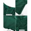image:imageSCARLET DARKNESS Corset Tops for Women Elastic Neckline Renaissance Shirt Peasant BlouseGreen