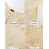image:imageSCARLET DARKNESS Corset Tops for Women Elastic Neckline Renaissance Shirt Peasant BlousePristine