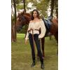 image:imageSCARLET DARKNESS Corset Tops for Women Elastic Neckline Renaissance Shirt Peasant BlousePristine