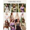 image:imageSCARLET DARKNESS Peasant Blouse for Women Off Shoulder Puff Sleeve Cotton Loose Summer TopsIvory