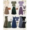image:imageSCARLET DARKNESS Peasant Blouse for Women Off Shoulder Puff Sleeve Cotton Loose Summer TopsTaro Purple