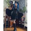 image:imageSCARLET DARKNESS Renaissance Shirt Women Peasant Blouse Bell Sleeve Off Shoulder Tops Pirate CostumeBlack