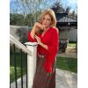 image:imageScarlet Darkness Bell Sleeve Tops for Women Renaissance Shirt Pirate Peasant BlouseRed