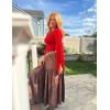 image:imageScarlet Darkness Bell Sleeve Tops for Women Renaissance Shirt Pirate Peasant BlouseRed